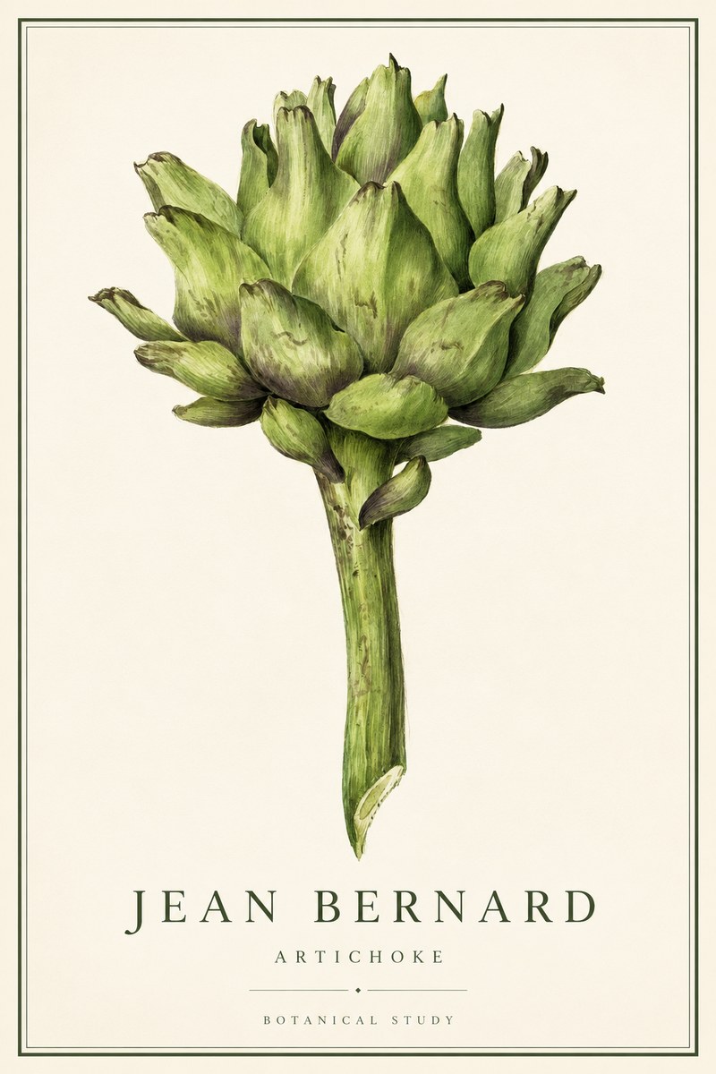 Jean Bernard Green Artichoke No3 - Póster