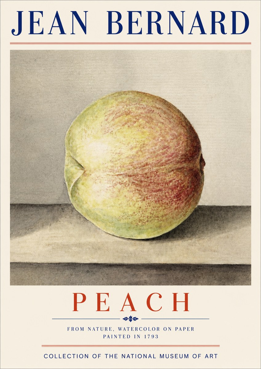 Jean Bernard Peach No4 - Póster