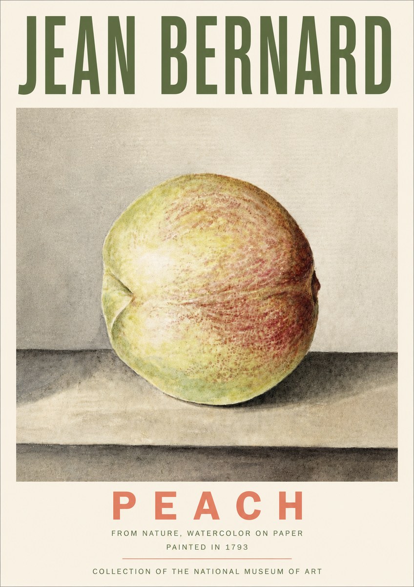 Jean Bernard Peach No5 - Póster
