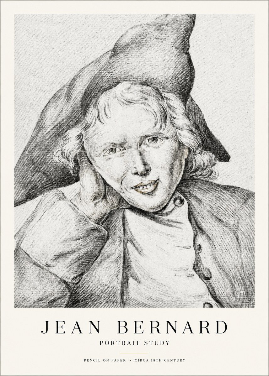 Jean Bernard Portrait Study VII No1 - Póster
