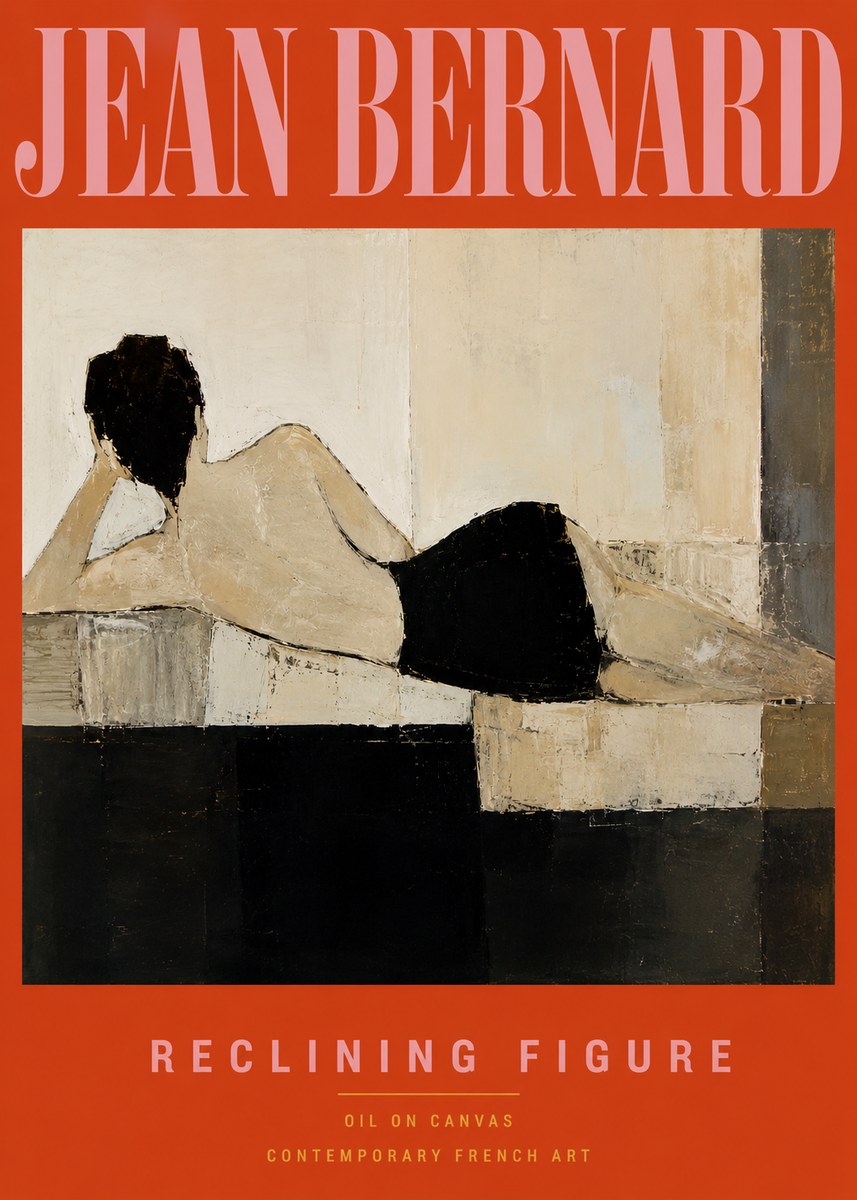 Jean Bernard Study of a Horse VIII No4 - Póster