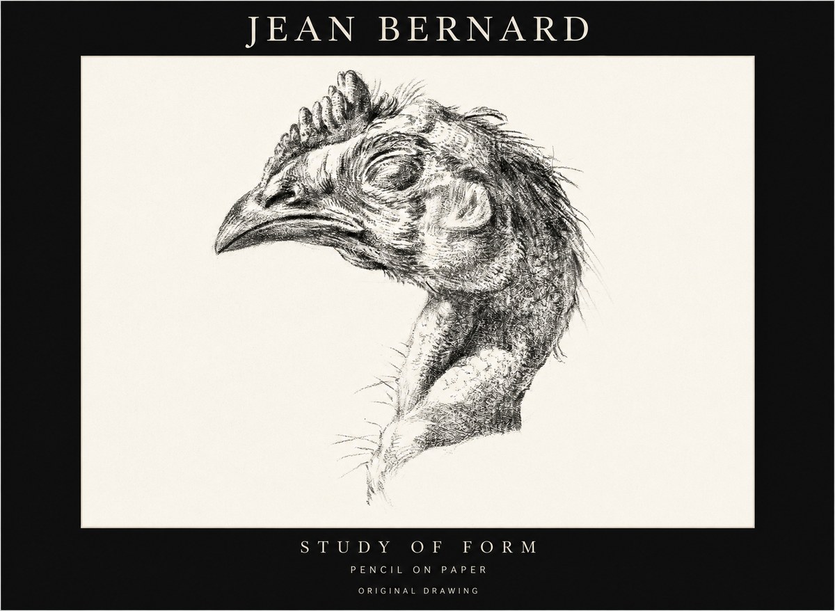 Jean Bernard Study of Form II No1 - Póster