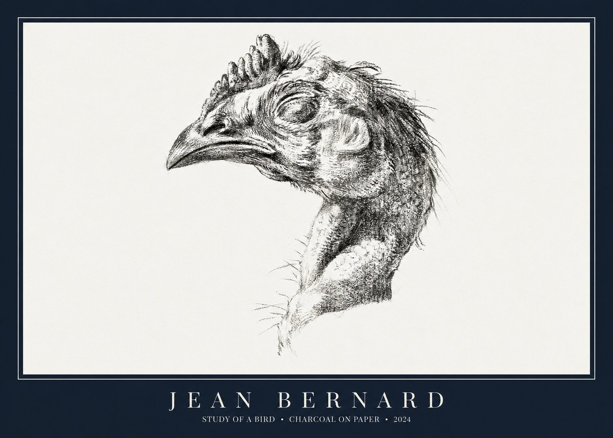 Jean Bernard Study of Form II No3 - Póster