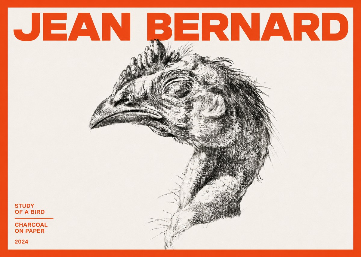 Jean Bernard Study of Form II No4 - Póster