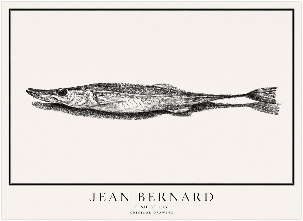 Jean Bernard Needlefish No5 - Póster