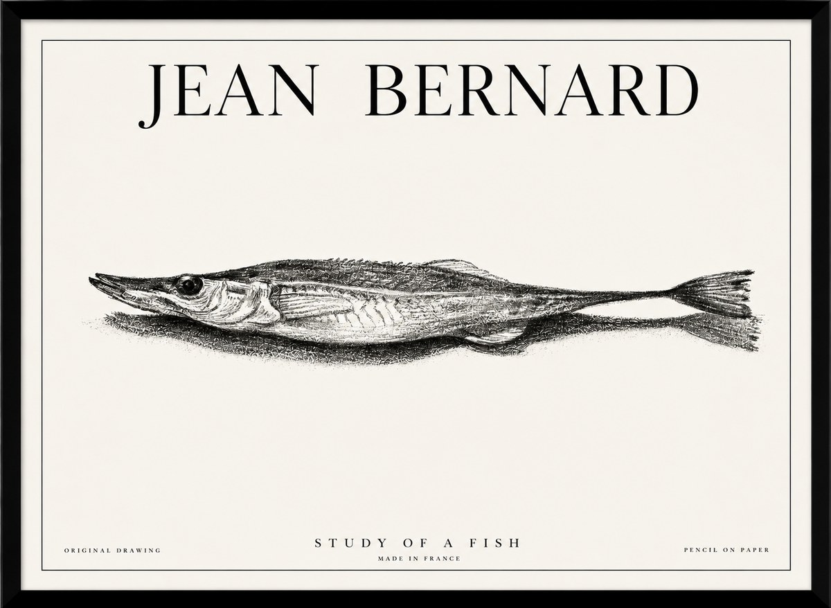 Jean Bernard Needlefish No6 - Póster
