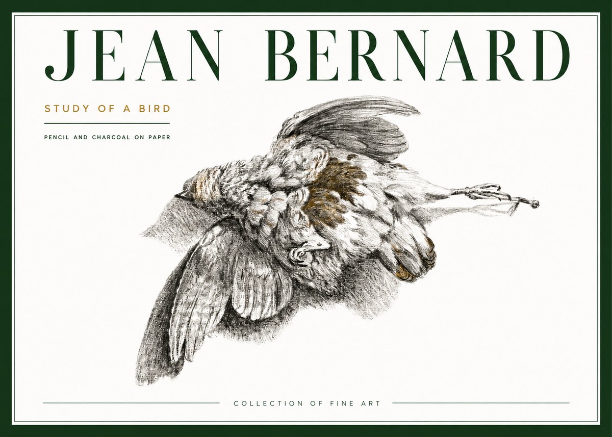 Jean Bernard Study of a Bird III No4 - Póster