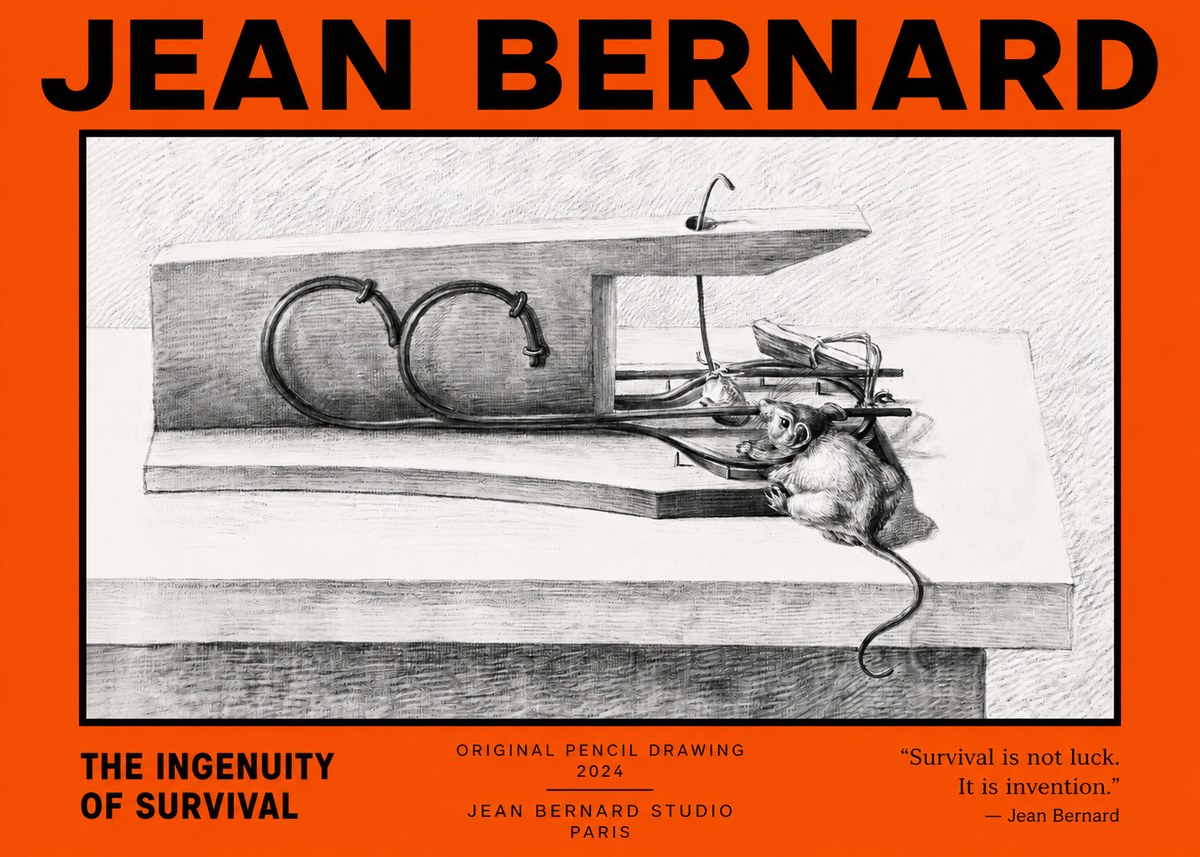 Jean Bernard The Ingenuity of Survival No2 - Póster
