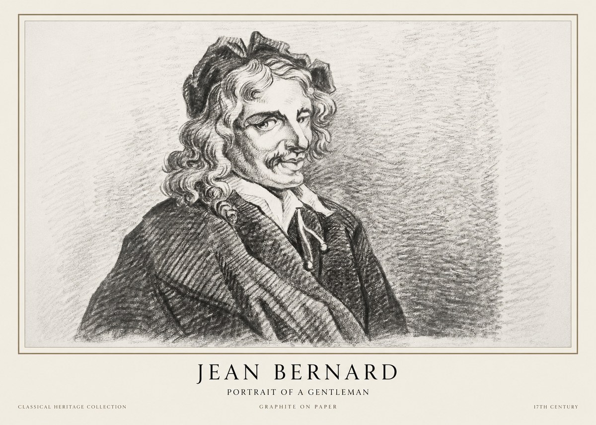 Jean Bernard Portrait of a Gentleman II No1 - Póster