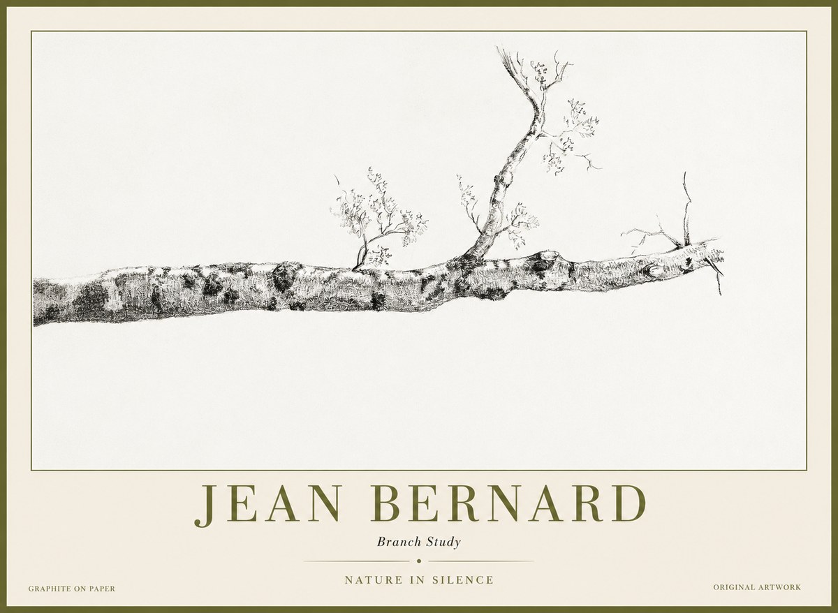 Jean Bernard Tree Branch Study No2 - Póster