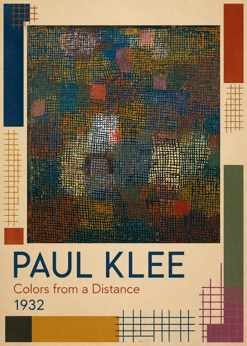 Paul Klee Colors from a Distance No1 - Póster