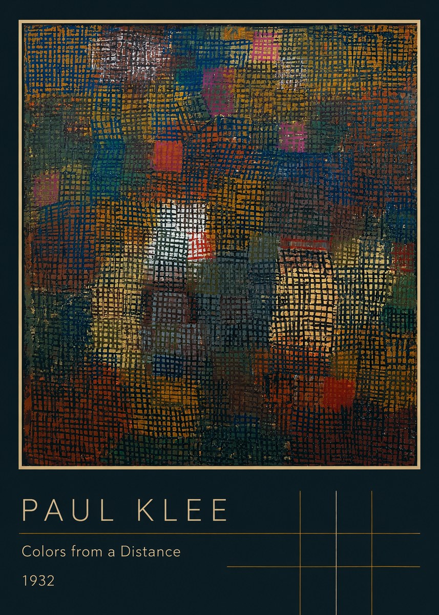 Paul Klee Colors from a Distance No2 - Póster