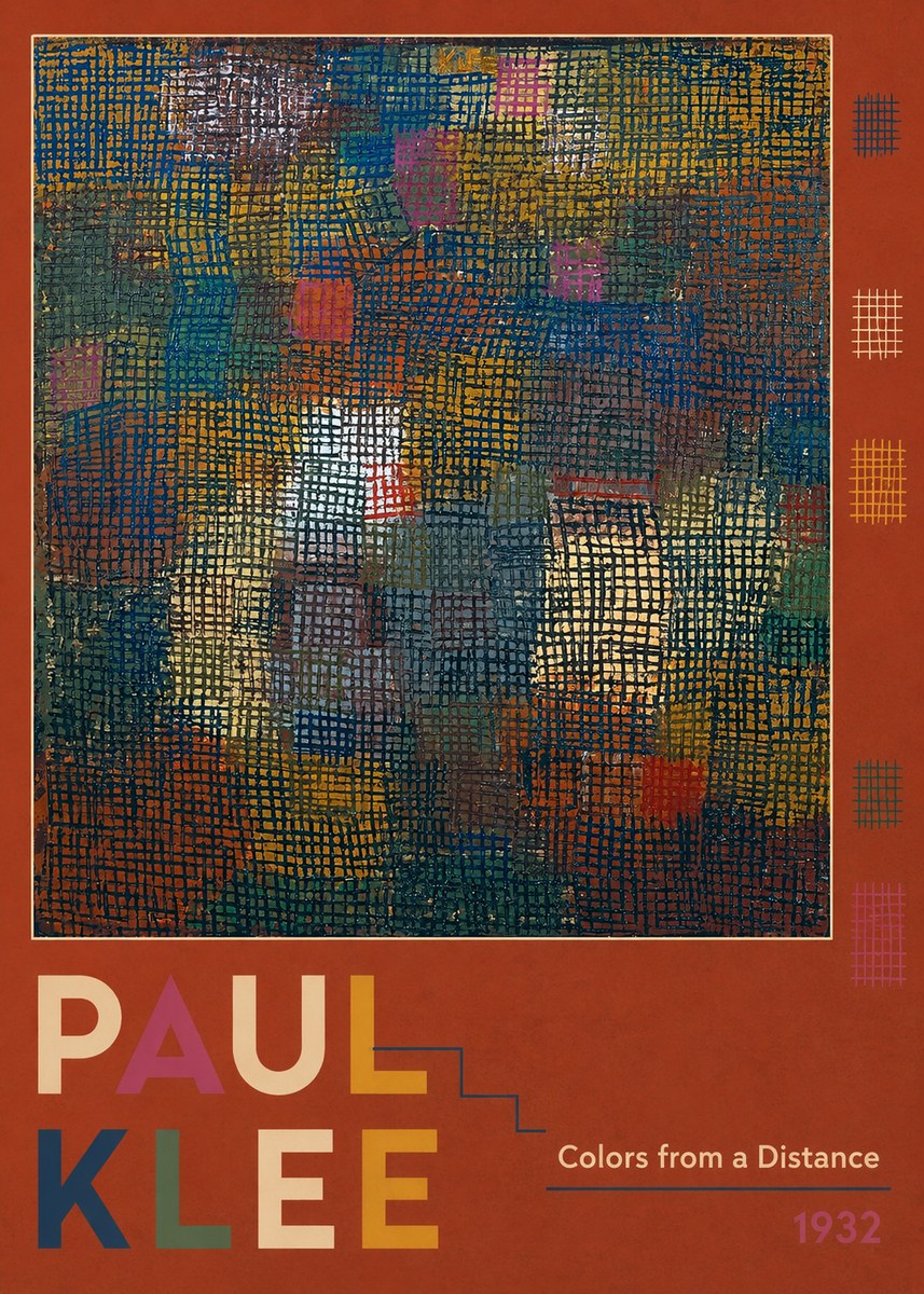 Paul Klee Colors from a Distance No3 - Póster