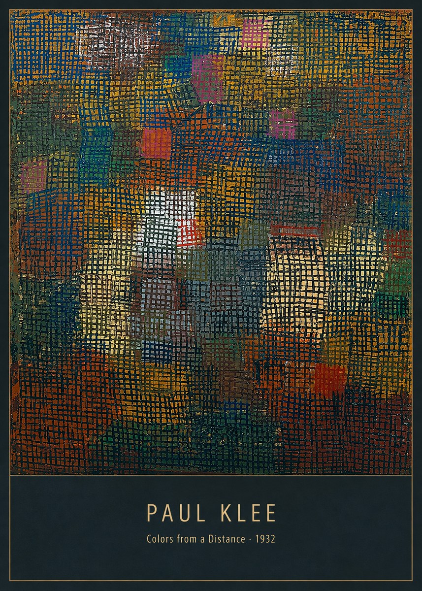 Paul Klee Colors from a Distance No5 - Póster