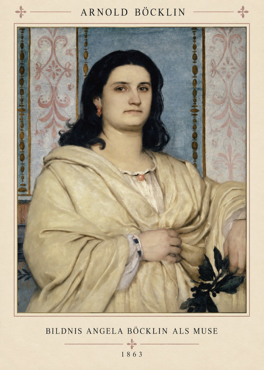 Arnold Böcklin Bildnis Angela Böcklin Als Muse No4 - Póster