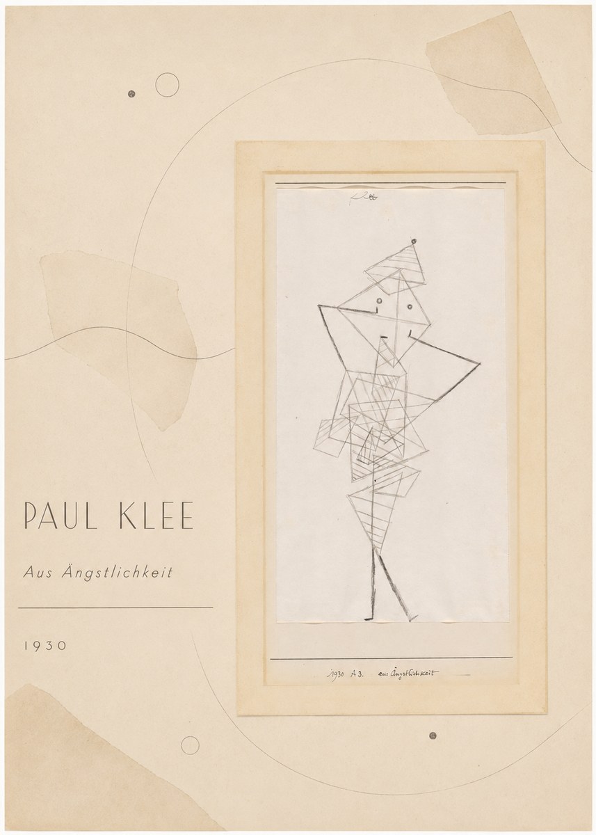 Paul Klee Aus Ängstlichkeit No4 - Póster