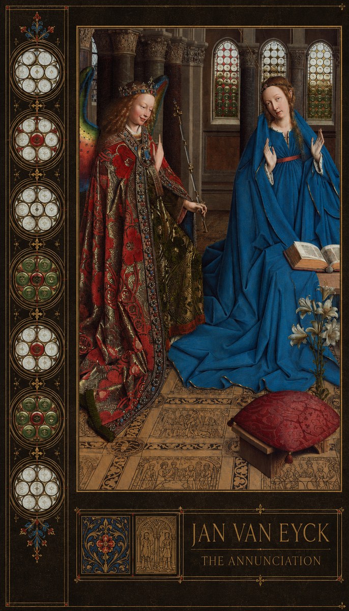 Jan van Eyck The Annunciation I No2 - Póster