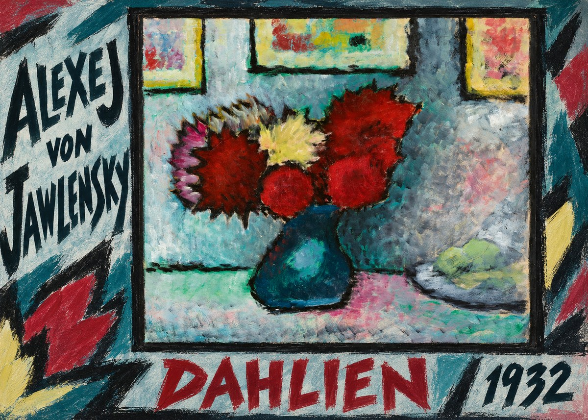 Alexej von Jawlensky Dahlien No4 - Póster