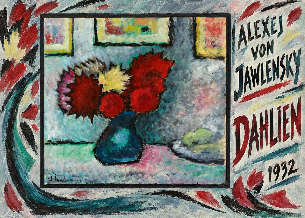 Alexej von Jawlensky Dahlien No6 - Póster