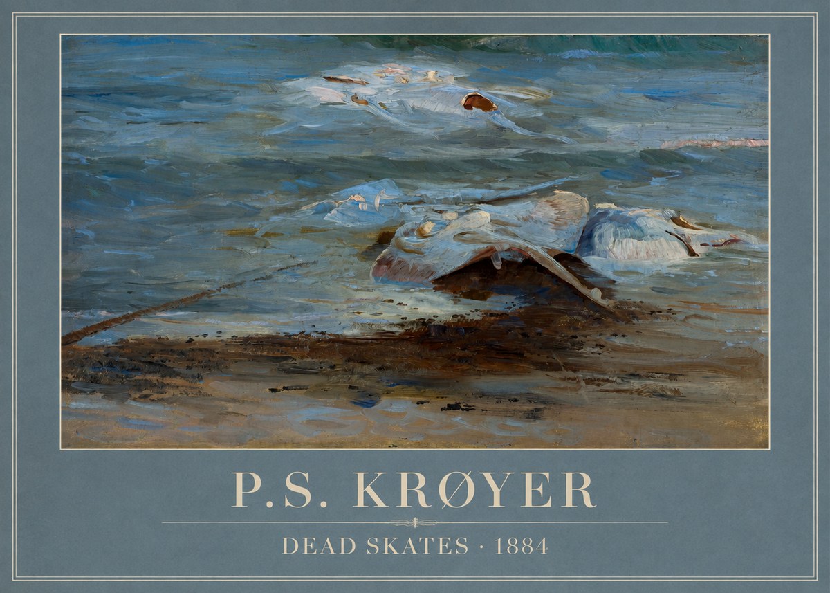 P.S. Krøyer Dead Skates No1 - Póster