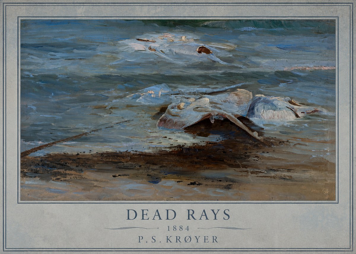 P.S. Krøyer Dead Skates No6 - Póster