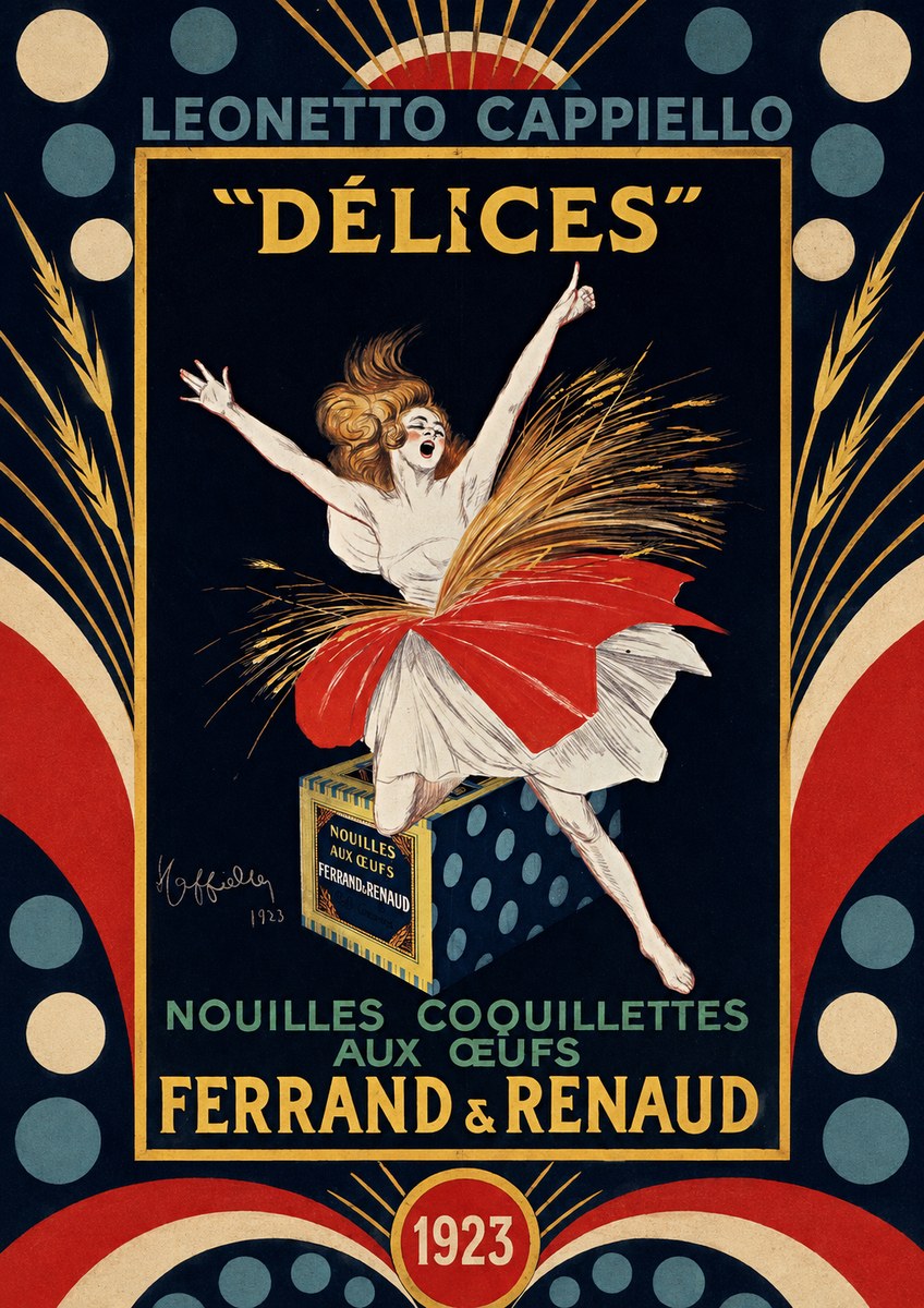 Leonetto Cappiello Délices I No4 - Póster