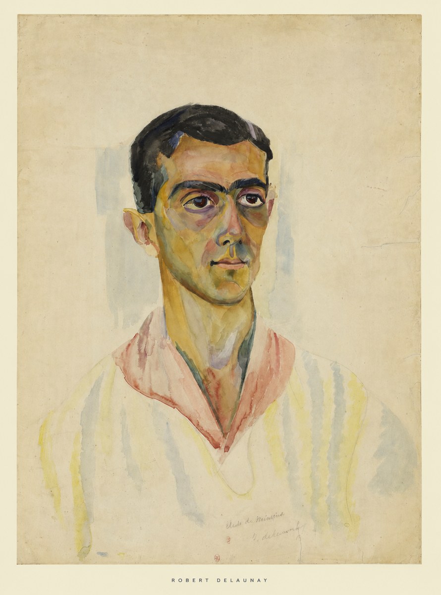 Robert Delaunay Portrait De Léonide Massine No6 - Póster