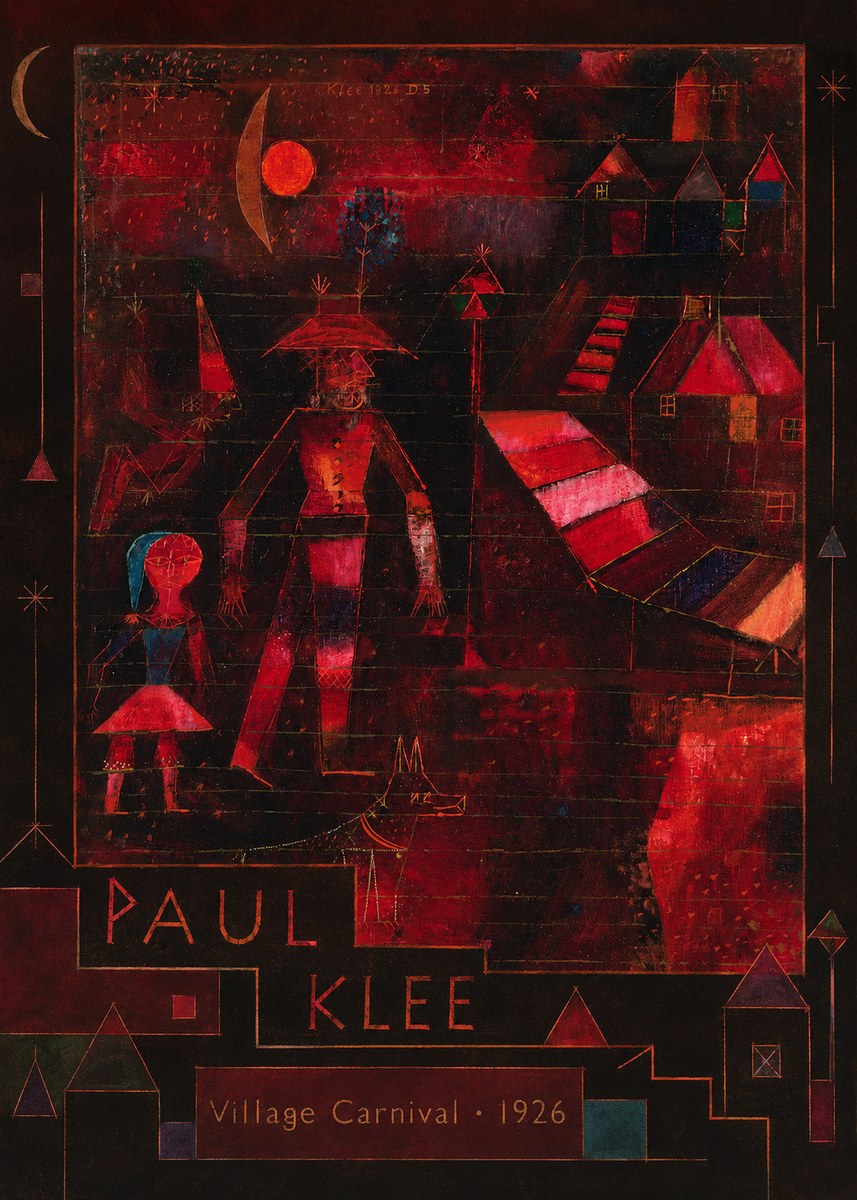 Paul Klee Village Carnival No5 - Póster