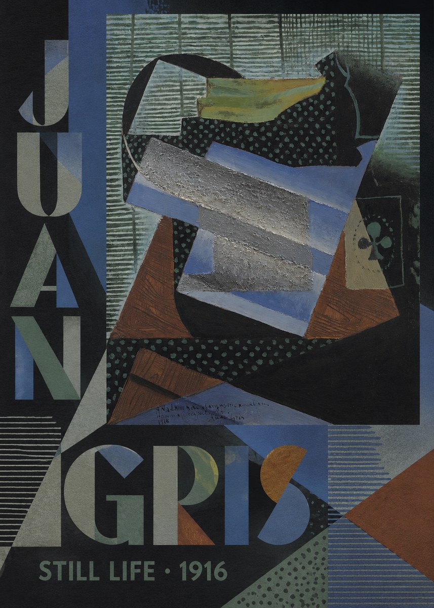 Juan Gris Still Life II No2 - Póster
