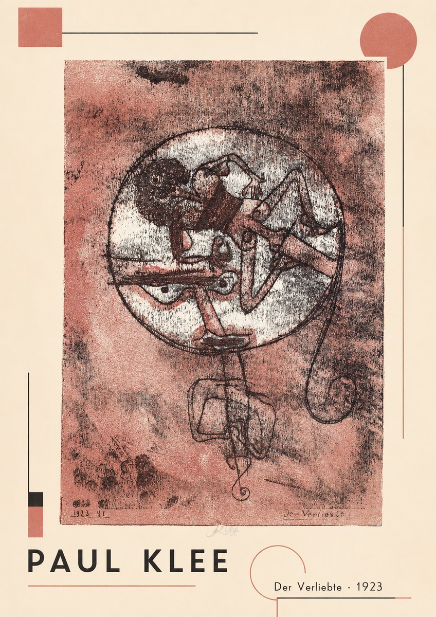 Paul Klee Der Verliebte I No2 - Póster