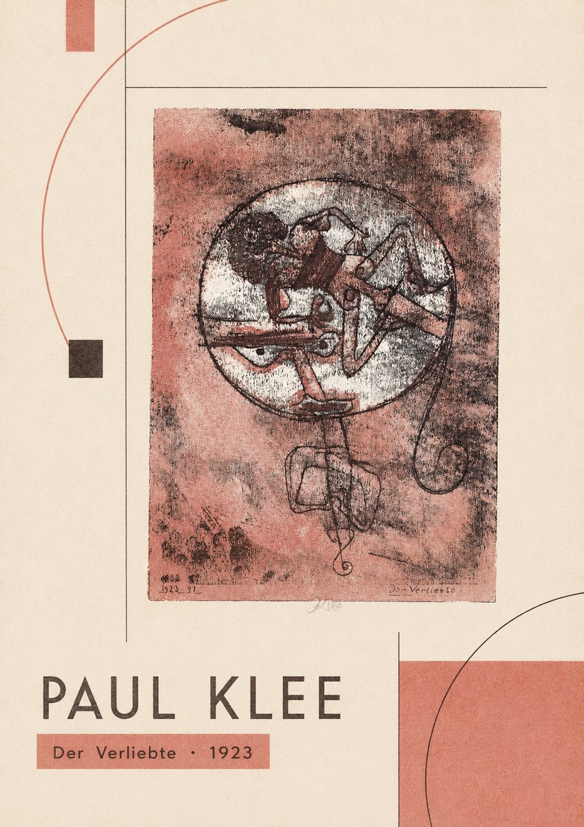 Paul Klee Der Verliebte I No3 - Póster