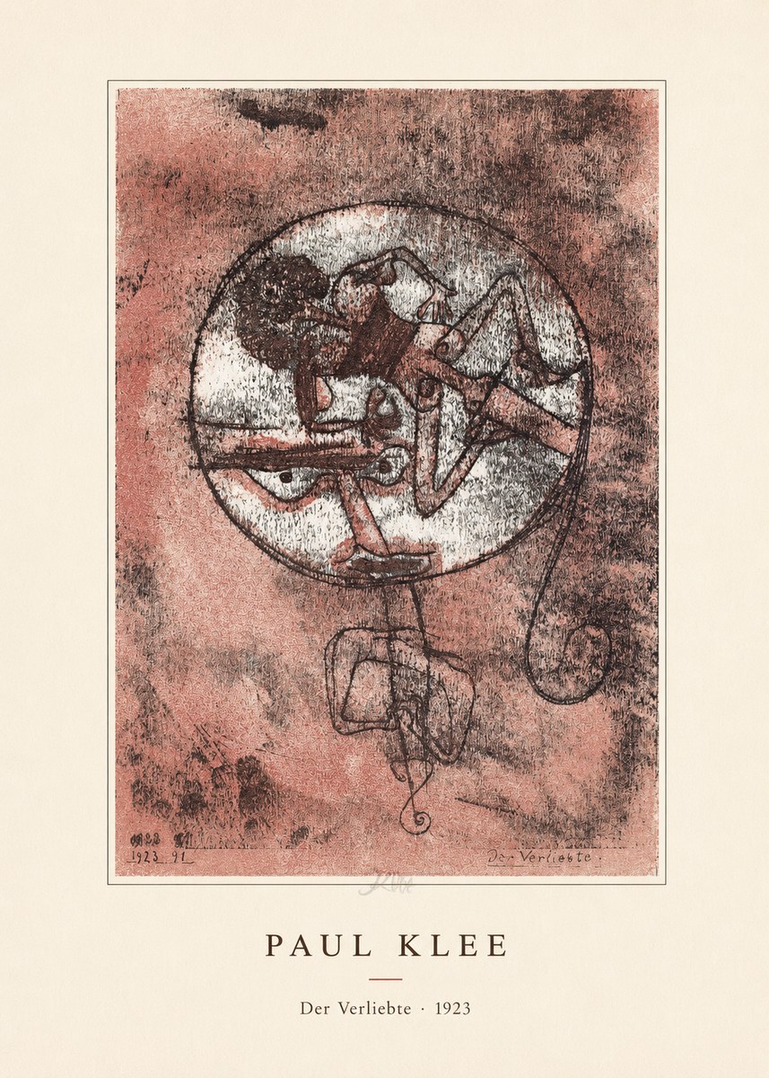 Paul Klee Der Verliebte I No4 - Póster