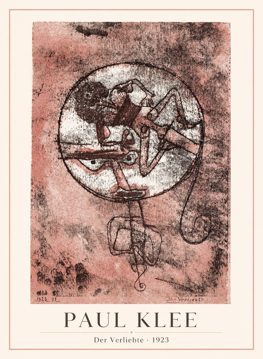 Paul Klee Der Verliebte I No5 - Póster