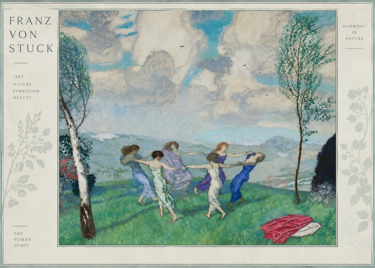 Franz von Stuck Spring Dance No5 - Póster