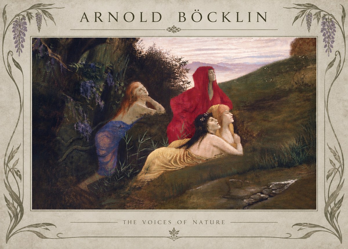 Arnold Böcklin The Voices of Nature No6 - Póster