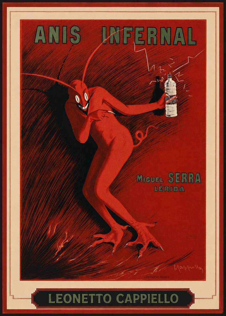 Leonetto Cappiello Anis Infernal II No1 - Póster