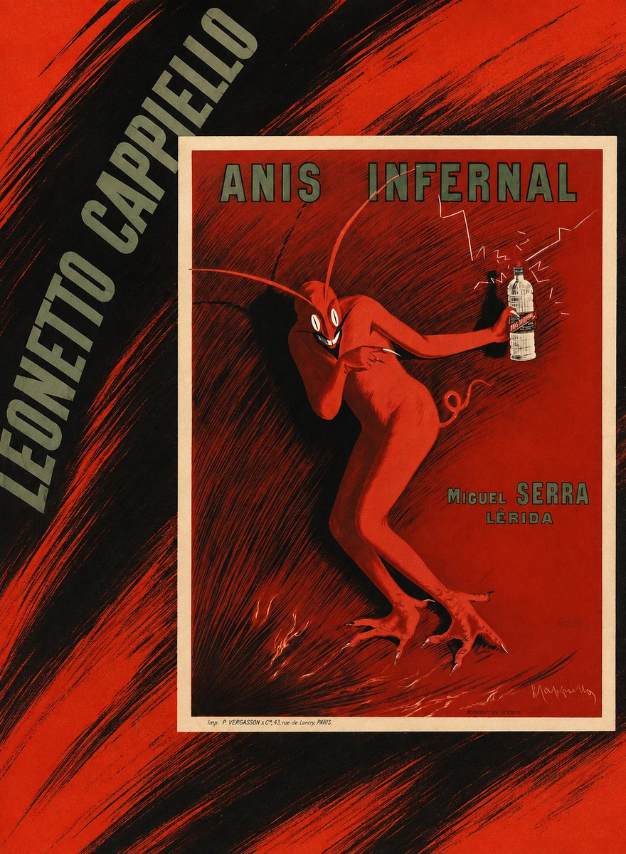 Leonetto Cappiello Anis Infernal II No2 - Póster