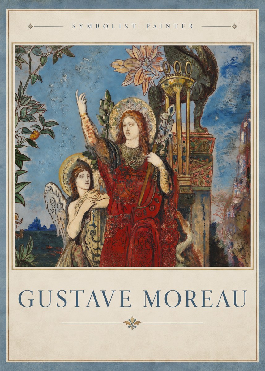 Gustave Moreau The Apparition I No2 - Póster