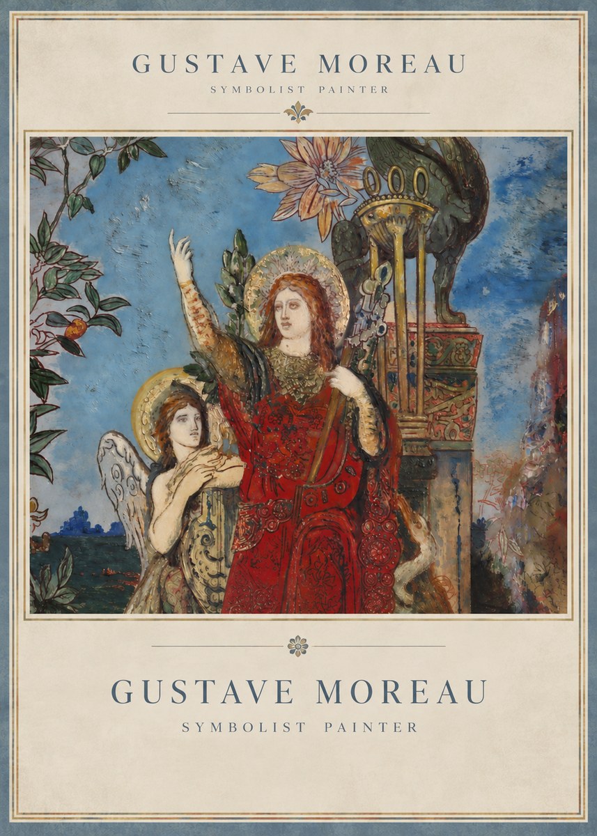 Gustave Moreau The Apparition I No3 - Póster