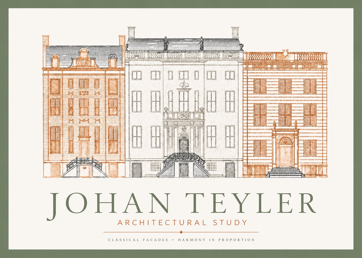 Johan Teyler Architectural Study I No3 - Póster