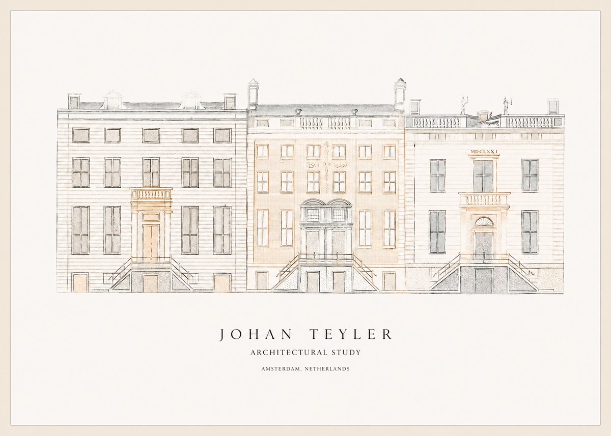 Johan Teyler Architectural Study II No1 - Póster