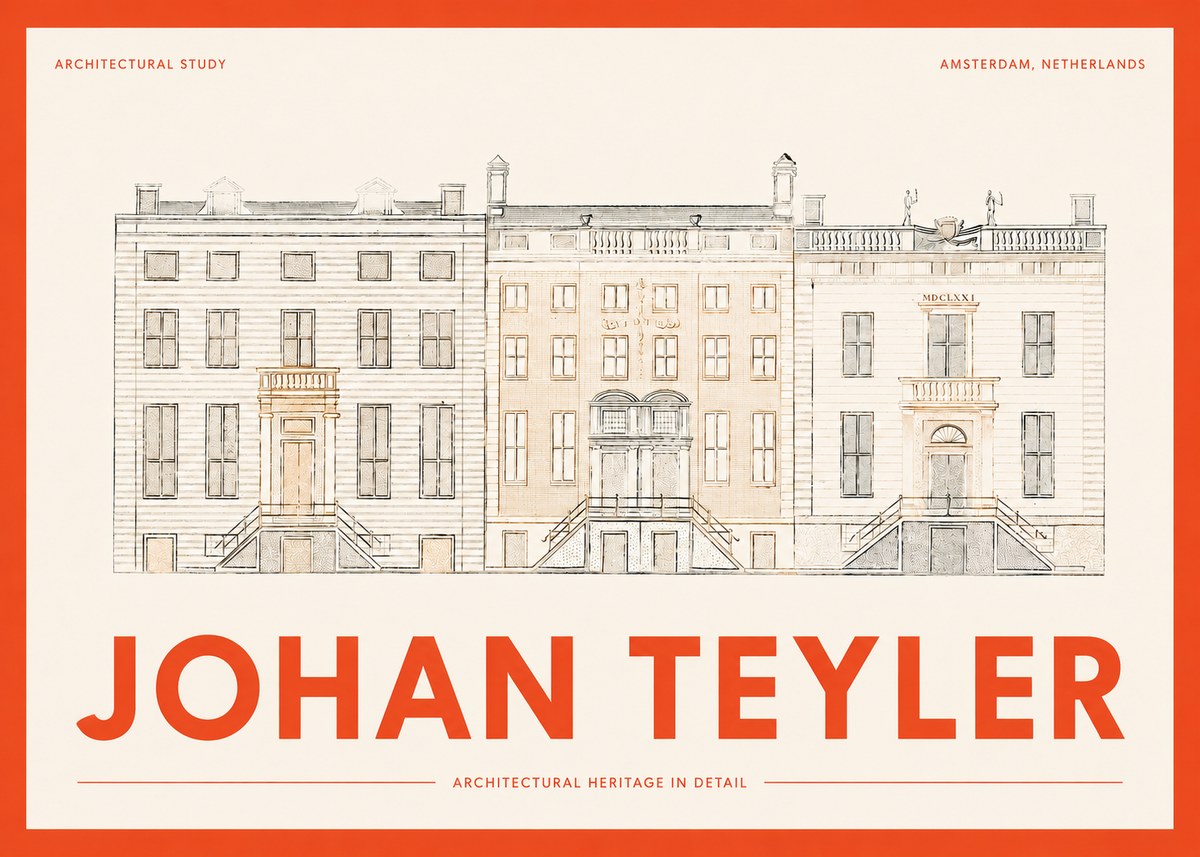 Johan Teyler Architectural Study II No2 - Póster