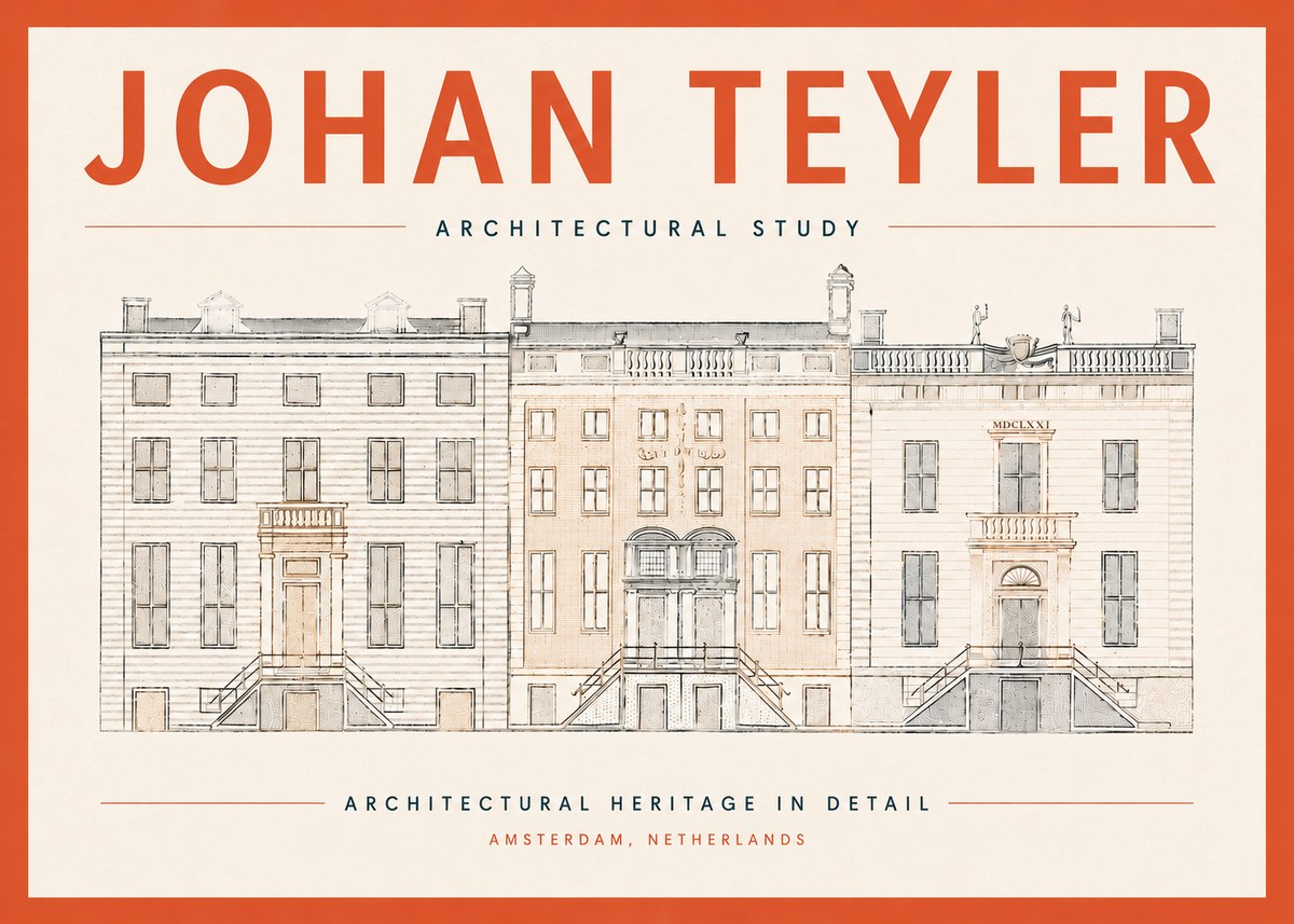 Johan Teyler Architectural Study II No5 - Póster