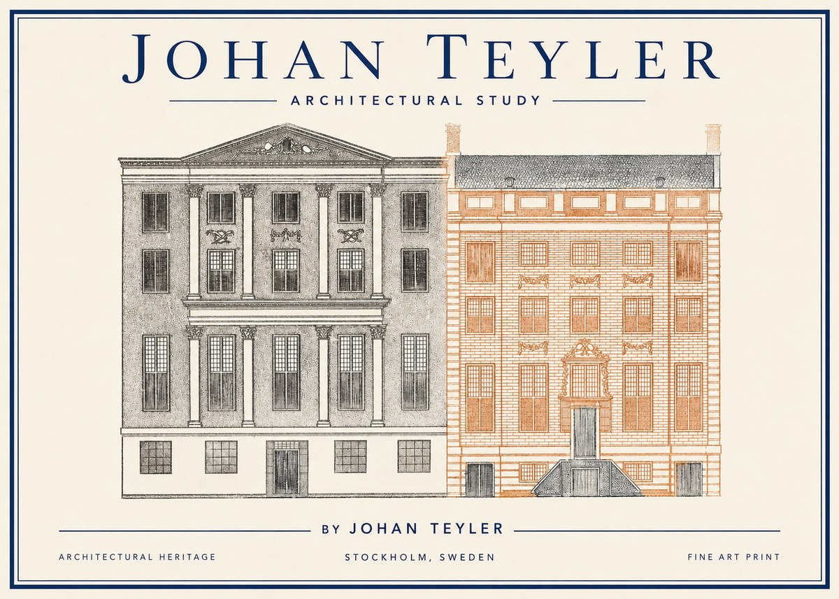 Johan Teyler Architectural Study III No1 - Póster