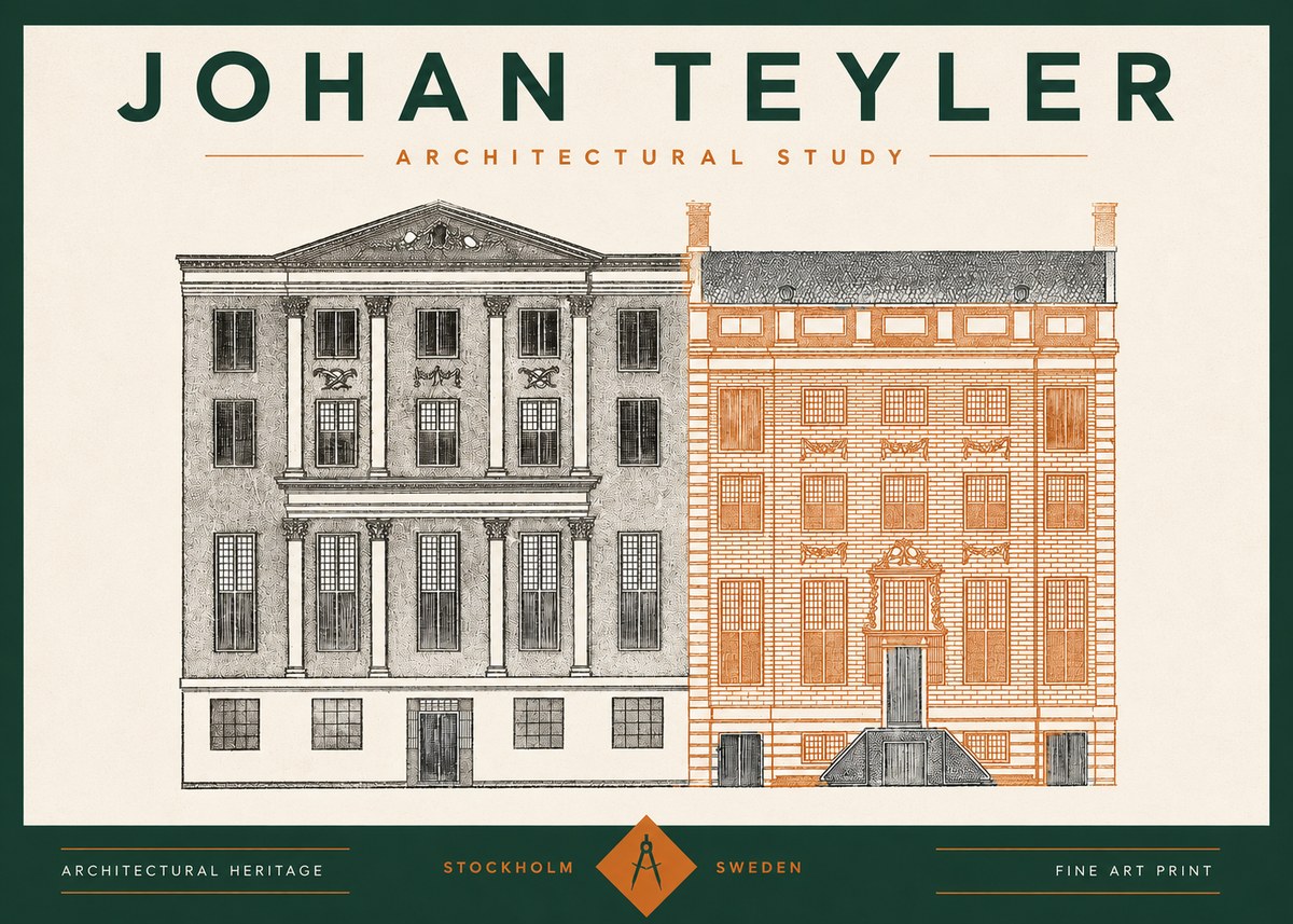 Johan Teyler Architectural Study III No2 - Póster