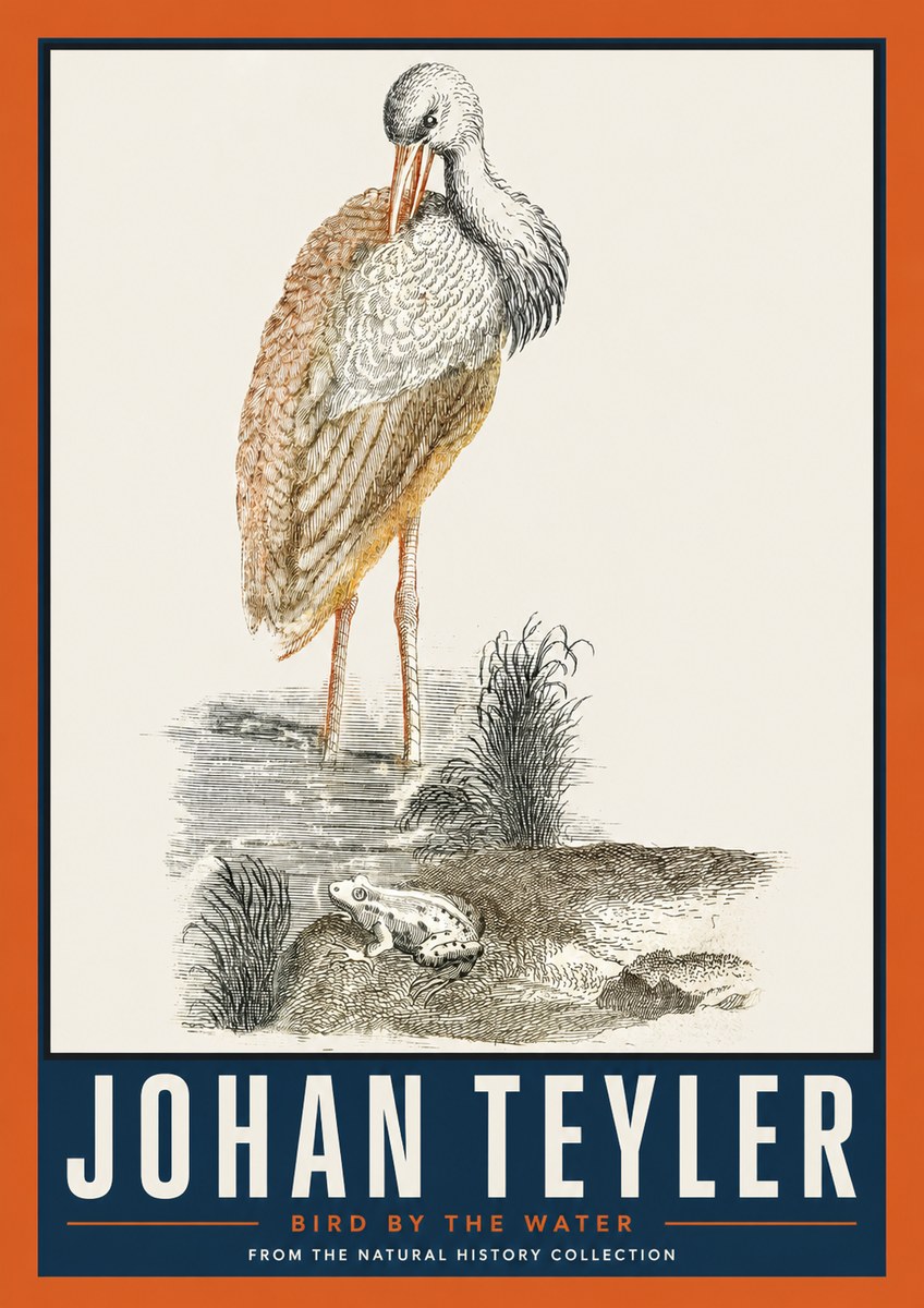Johan Teyler Bird by the Water No2 - Póster