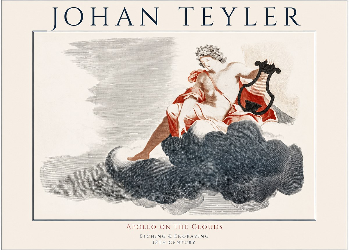 Johan Teyler Apollo on the Clouds No1 - Póster