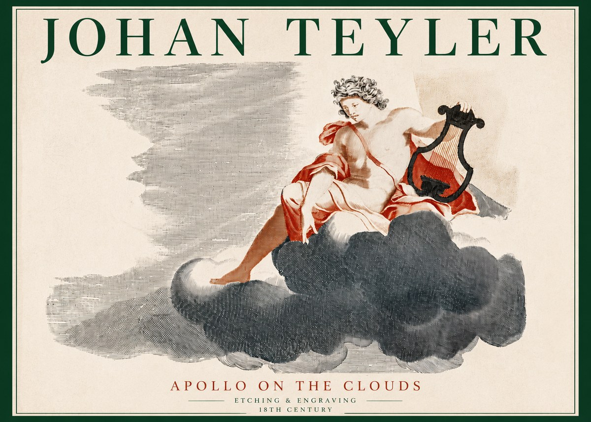 Johan Teyler Apollo on the Clouds No4 - Póster