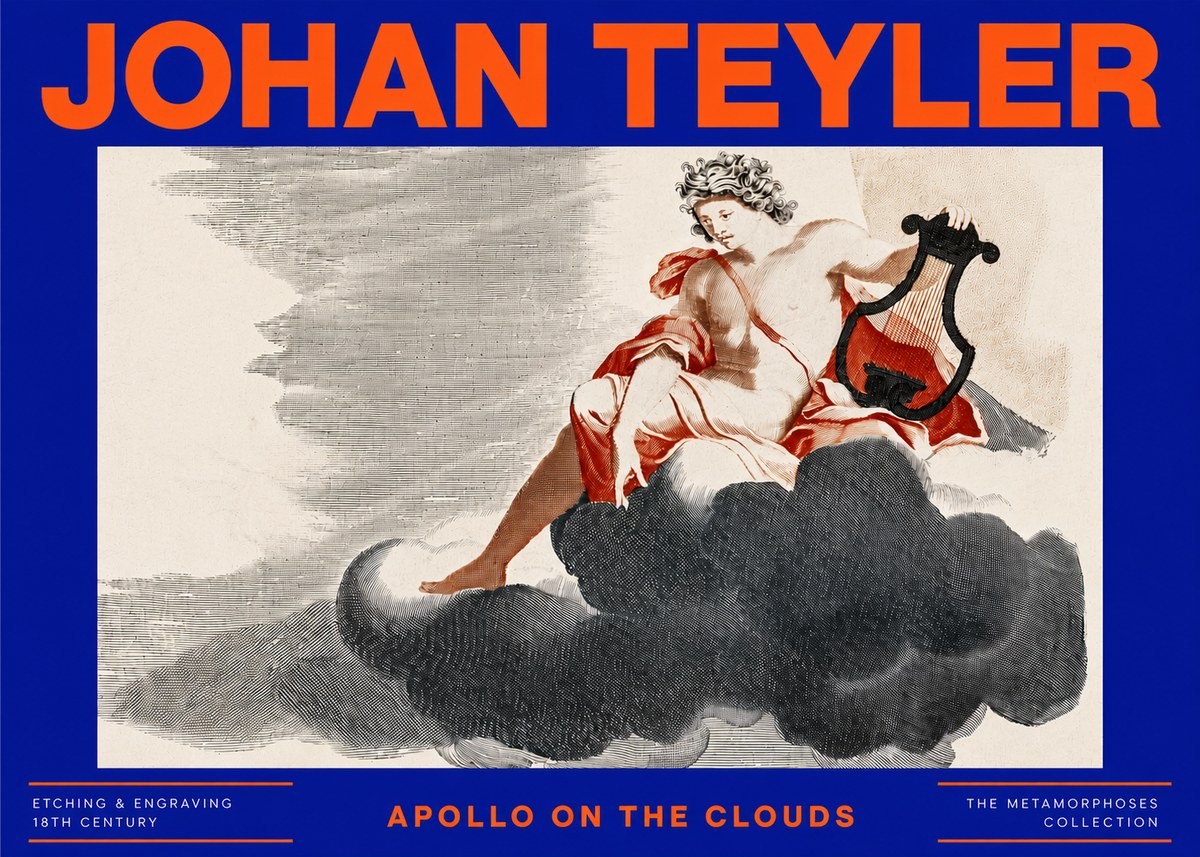 Johan Teyler Apollo on the Clouds No5 - Póster