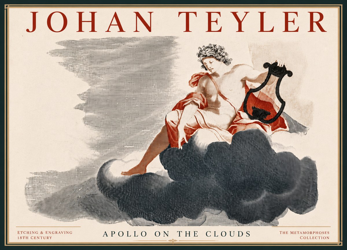 Johan Teyler Apollo on the Clouds No6 - Póster